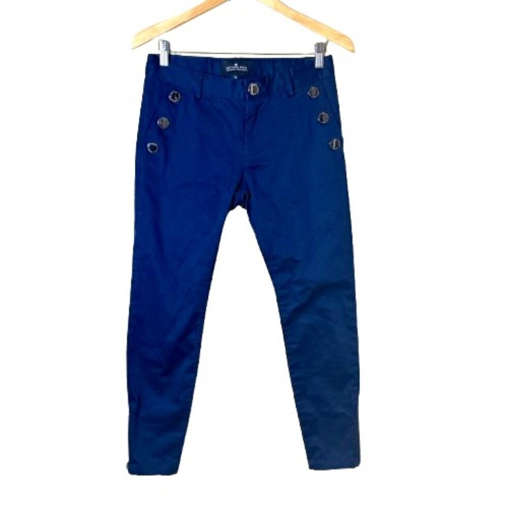 Designers Remix by Charlotte Eskildsen Signature Navy Ankle Pants Size 38 /US 8